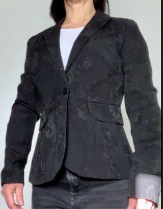 Chaqueta Americana Blazer bordada