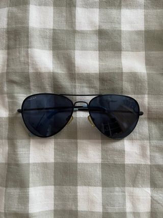 Gafas de sol Polar aviador negras y azules