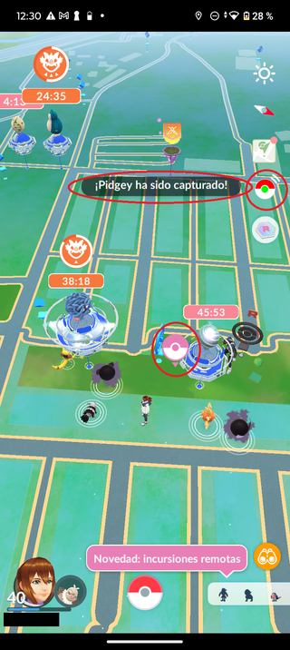 Pokemon Go Plus automática