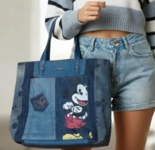 Bolso Desigual vaquero Mickey Mouse