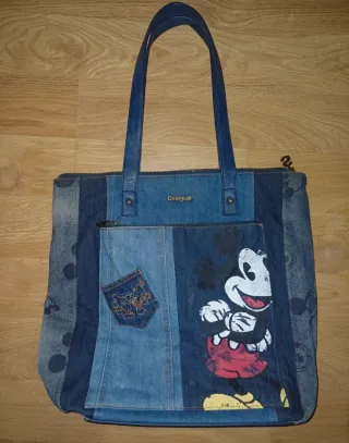 Bolso Desigual vaquero Mickey Mouse