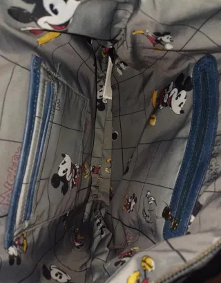 Bolso Desigual vaquero Mickey Mouse