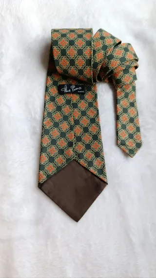 Corbata Frank Perrin Paris Diseño Floral