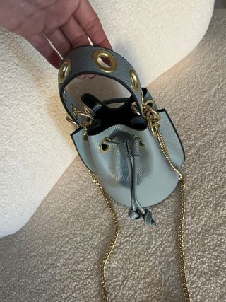 Bolso bucket piel