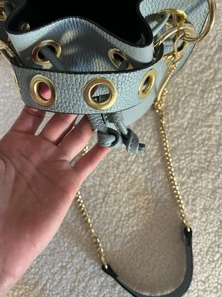 Bolso bucket piel