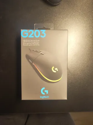 Ratón Logitech G203 LIGHTSYNC Gaming