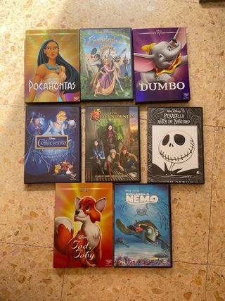 Colección 8 Películas Disney DVD (Español)