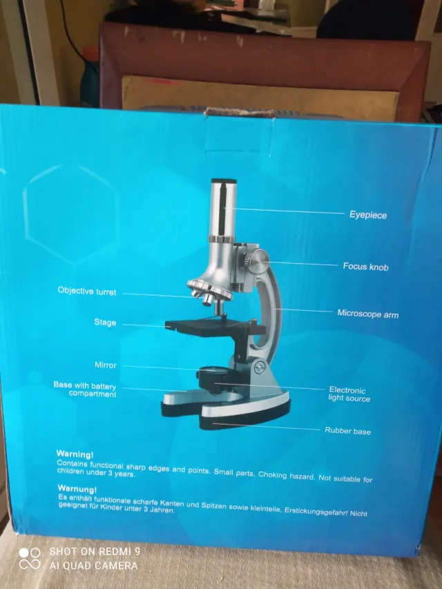 Microscopio ELMU 300X-1200X