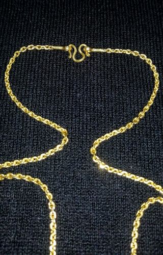 Cadena Tailandesa Maciza Oro 18k
