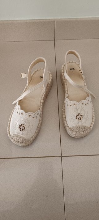 Alpargatas niña Zara Talla 34!!