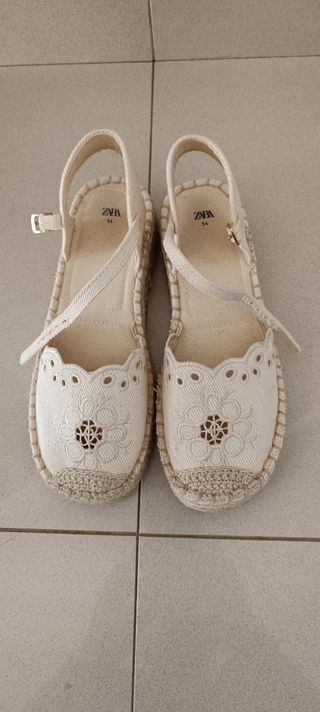 Alpargatas niña Zara Talla 34!!