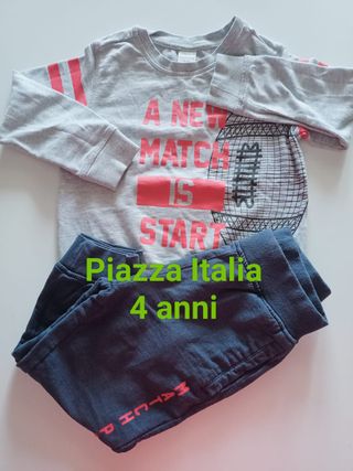 Completo Piazza Italia 4 anni