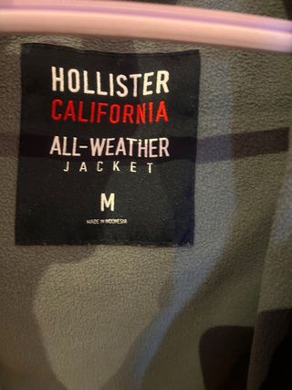 Abrigo Hollister All-Weather Talla M