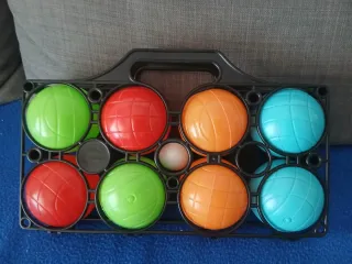 Juego Petanca Bolas Colores con Maletín