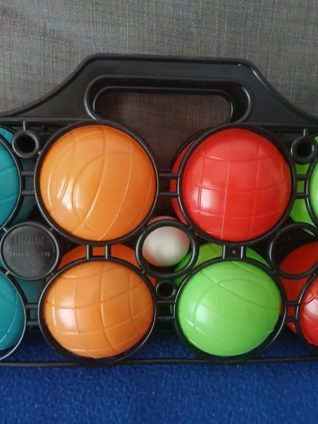 Juego Petanca Bolas Colores con Maletín