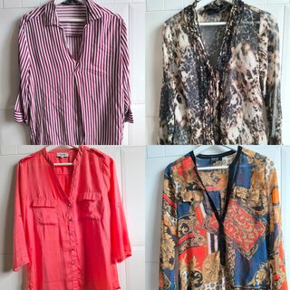 Pack 4 Camisas/Blusas Talla M