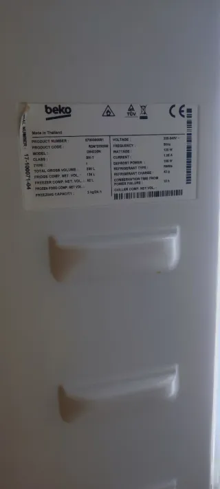Nevera Beko A+ Combi No frost RDNT230I20W