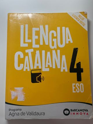 Agna de Valldaura 4 ESO. Llengua catalana: Novetat