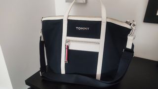 Bolso Tommy Hilfiger Azul y Blanco
