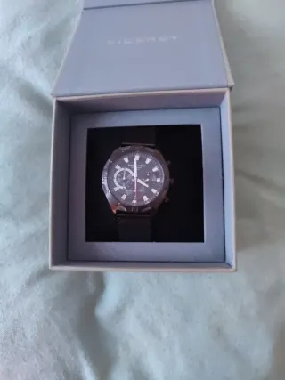 Reloj Viceroy Negro y Plateado