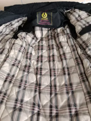 Cazadora Belstaff Negra Talla L Mujer