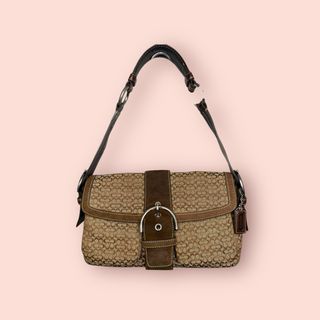 Bolso Coach Vintage Y2K Monogram Marrón