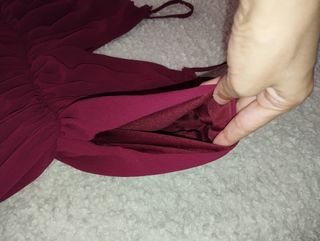 Vestido Buzo Burdeos 