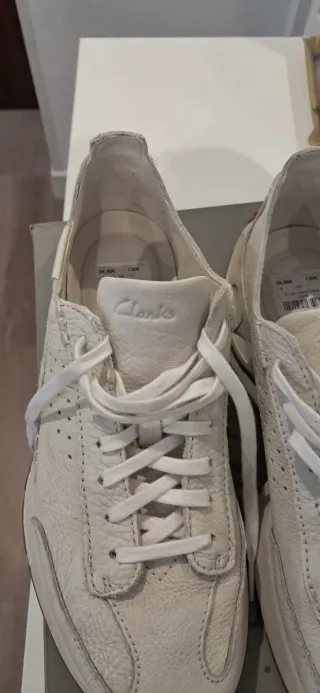 Zapatos Clarks Hombre Talla 43 Blancas Nuevas