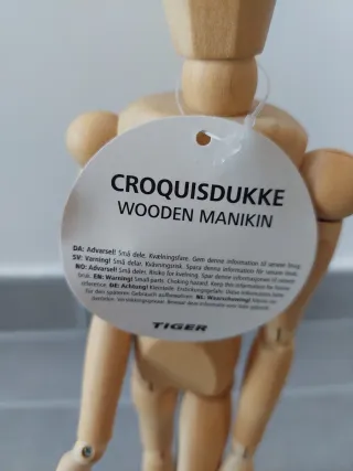 Modello Manichino in legno 32 cm