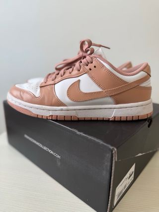 Nike Dunk Low Rosa Bianco Donna Tg 38