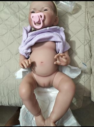 Muñeca de silicona entera realista