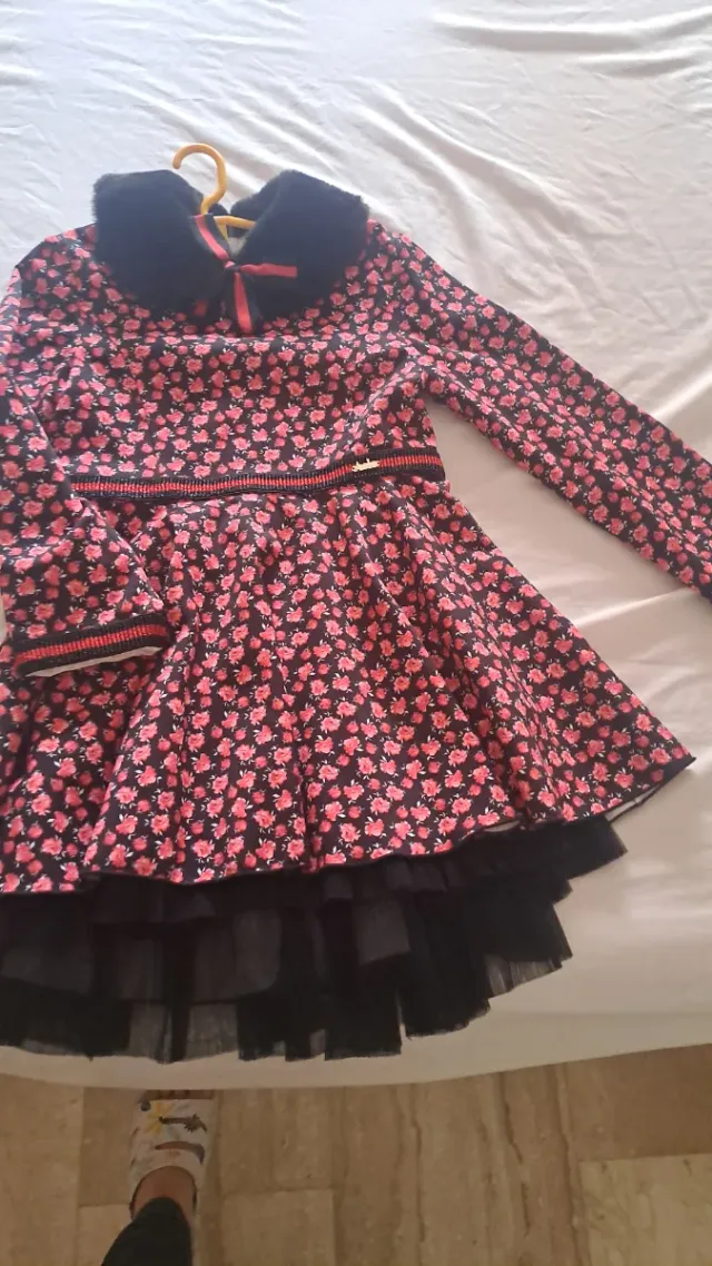 Vestido niña estampado floral