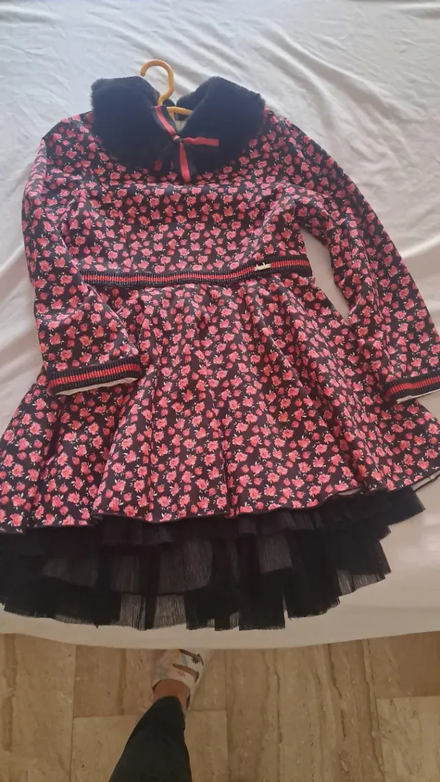 Vestido niña estampado floral