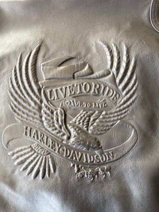 Chaqueta de Piel Original Harley-Davidson Negra