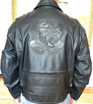 Chaqueta de Piel Original Harley-Davidson Negra