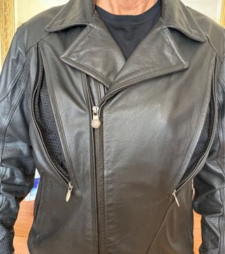 Chaqueta de Piel Original Harley-Davidson Negra