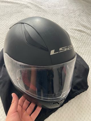 Casco Moto LS2 Negro Mate