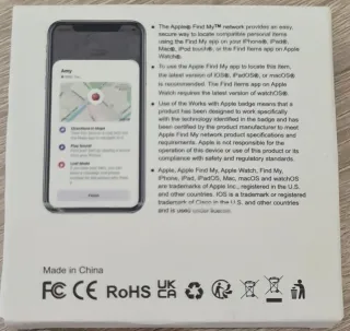 Smart Tag Compatible con Apple Find My