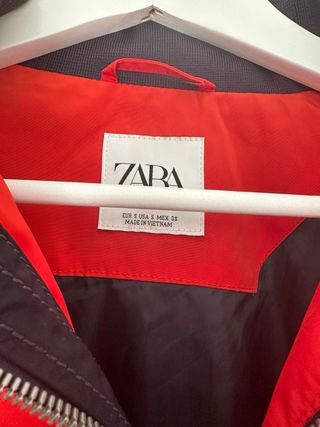 Chaqueta Zara Roja Hombre