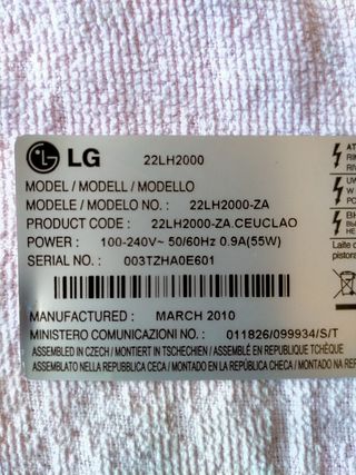 Se Vende Placa Main TV LG