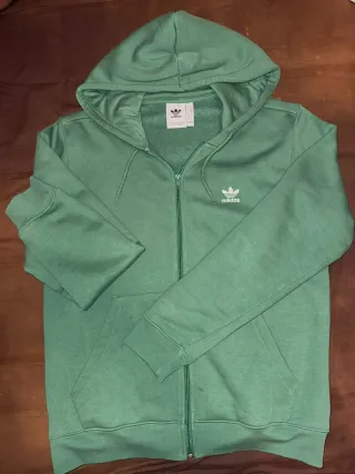 Chaqueta Adidas Verde con Cremallera