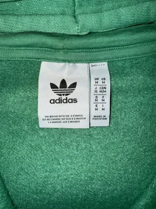 Chaqueta Adidas Verde con Cremallera