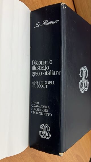 Dizionario illustrato greco-italiano