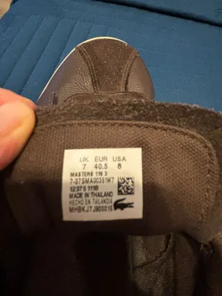 Zapatillas Lacoste Piel Marrón originales
