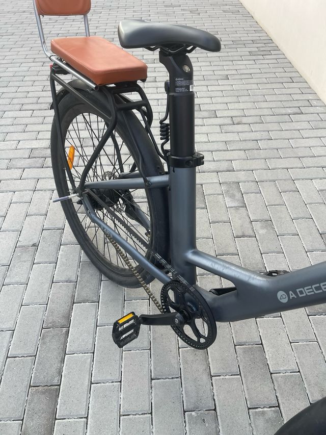 Bicicleta Eléctrica Urbana Gris  716 KM Solo !!!!!