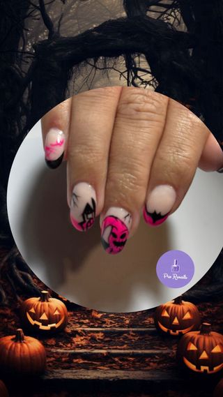 UÑAS ACRÍLICAS HALLOWEEN 