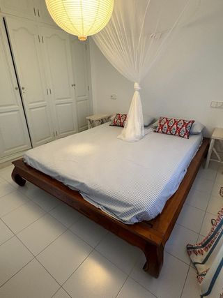 Cama Balinesa Madera maciza