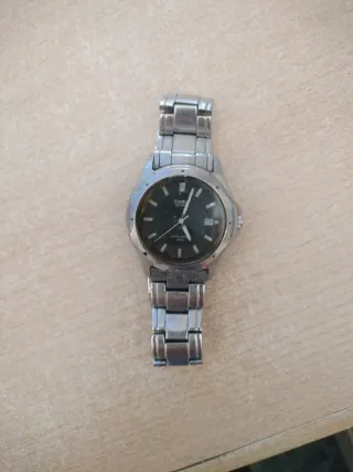 Reloj Casio Plata y Negro