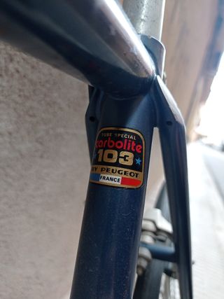 Bicicleta Peugeot Carretera Original de +45 años.