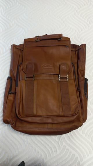 Mochila de piel